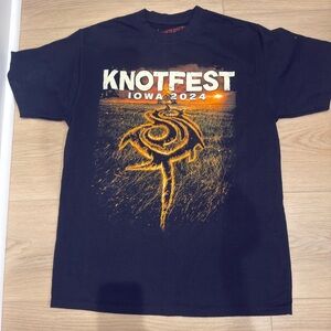 New!Knotfest Iowa 2024 Black T-Shirt